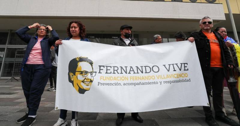 Daniel Salcedo y José Serrano son dos de los cuatro imputados por la Fiscalía como presuntos autores intelectuales del asesinato de Villavicencio / Foto: EFE