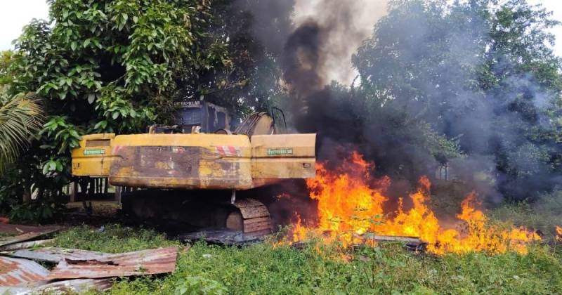 La deforestación por minería ilegal se triplicó en un año, pasando de 558 hectáreas en 2024 a 1.700 hectáreas en 2025 / Foto: cortesía