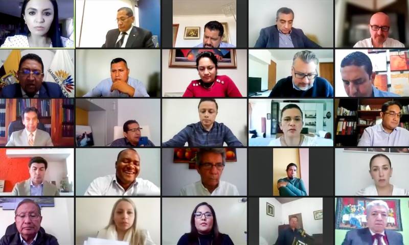 La Asamblea no tuvo los votos necesarios para destituir a Lasso / Foto: cortesía Asamblea Nacional