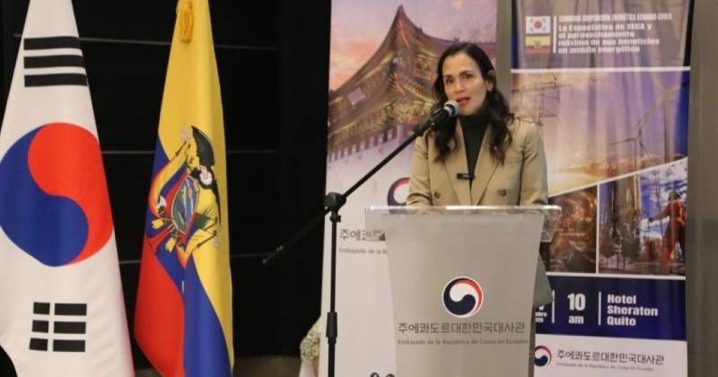 Inés Manzano participó en un seminario organizado por la Embajada de Corea del Sur / Foto: cortesía MAE