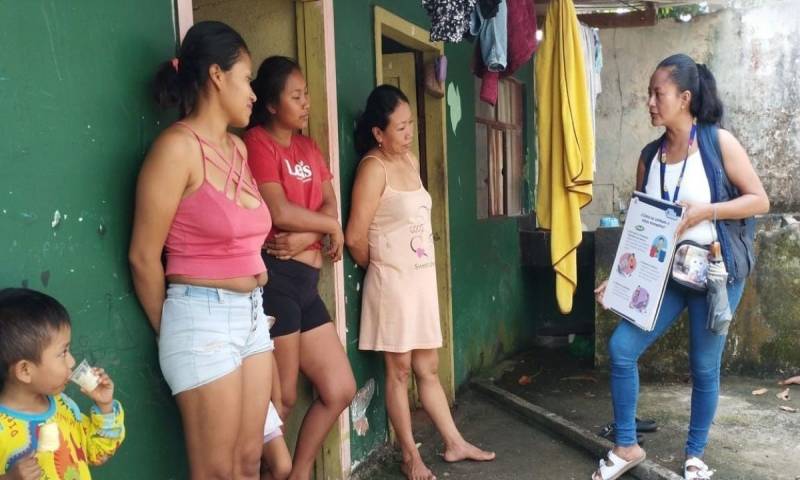 El Ministerio de Salud Pública (MSP) inició operativos en barrios del sur de Tena / Foto: cortesía Ministerio de Salud