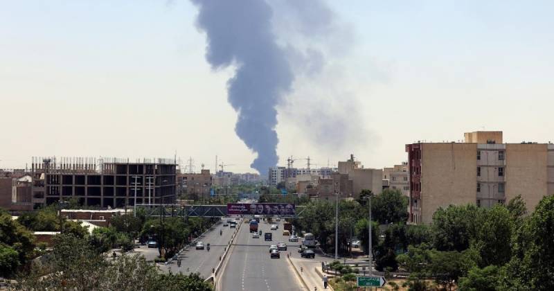 El déposito de combustible de Shahran fue alcanzado en los ataques / Foto: EFE