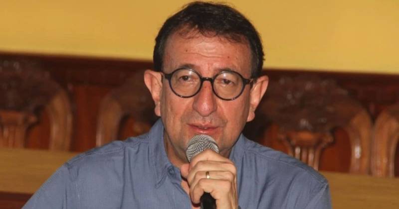 Xavier Subía, viceministro de Minas, fue entrevistado por la Cámara de Minería del Ecuador / Foto: cortesía Viceministerio de Minas