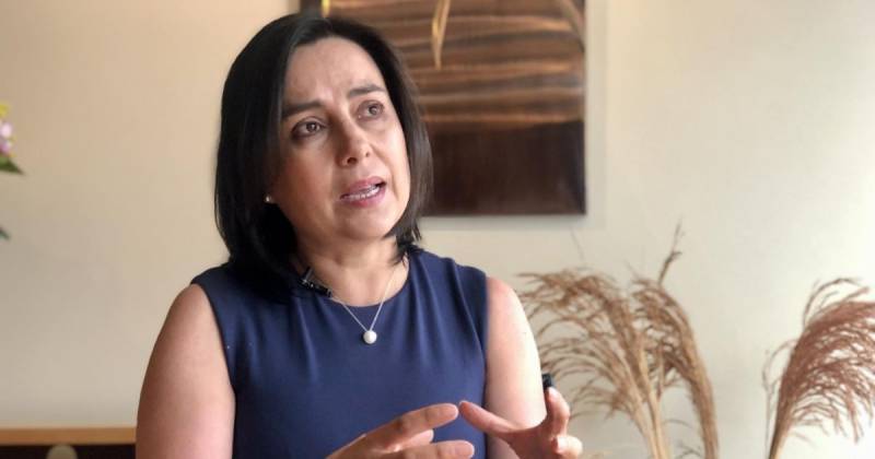 María Eulalia Silva, presidenta de la Cámara de Minería del Ecuador, lamentó que el rezago siga ahuyentando nuevas inversiones / Foto: EFE