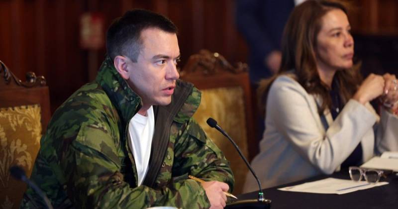 Noboa aseveró que las salvaguardias impuestas a Colombia "no es un ataque a un país hermano" / Foto: cortesía