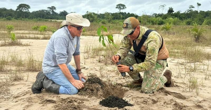 Los avances de la iniciativa fueron presentados en la sede de la Segunda Brigada de Selva / Foto: cortesía Ministerio de Gobierno de Perú
