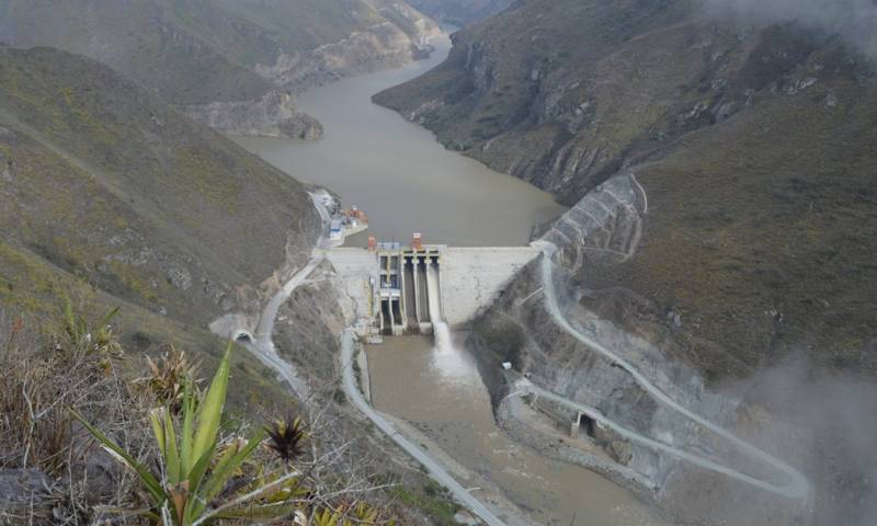 La central Minas San Francisco aprovecha las aguas de los ríos Jubones y San Francisco / Foto: cortesía Celec