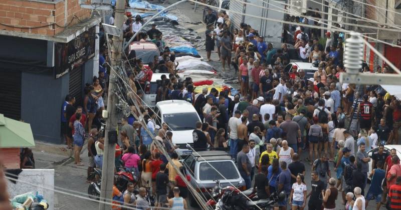 La operación policial contra la banda Comando Vermelho fue lanzada el martes / Foto: EFE
