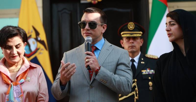 Noruega es la última parada de la nueva gira internacional que llevó a Noboa a España y Emiratos Árabes / Foto: cortesía Presidencia