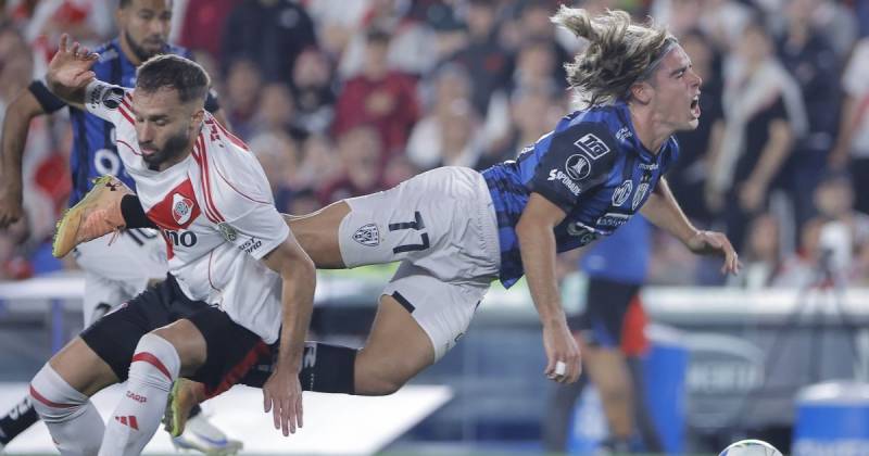 Claudio Spinelli anotó el segundo gol de Independiente del Valle ante River Plate / Foto: EFE