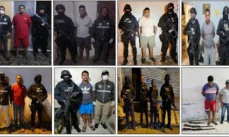 La Policía capturó a 14 integrantes de dos organizaciones delictivas / Foto: cortesía Policía Nacional