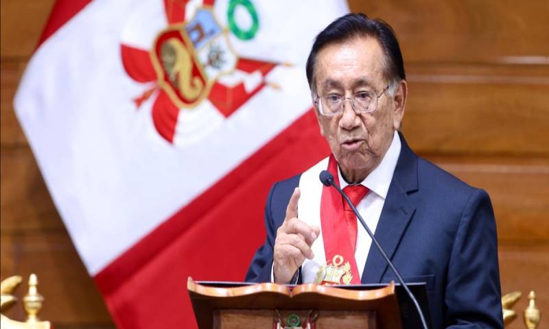 Parlamento designa por votación a Balcázar para liderar el país hasta julio, tras destitución de Jerí en medio de un clima de fuerte inestabilidad política./ Foto: cortesía