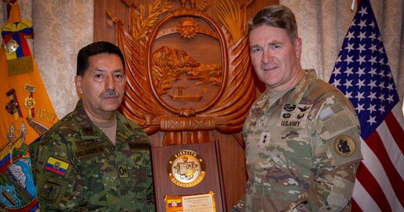 El relevo se produce a días de la llegada a Ecuador del secretario de Estado de Estados Unidos, Marco Rubio / Foto: cortesía Ejército ecuatoriano