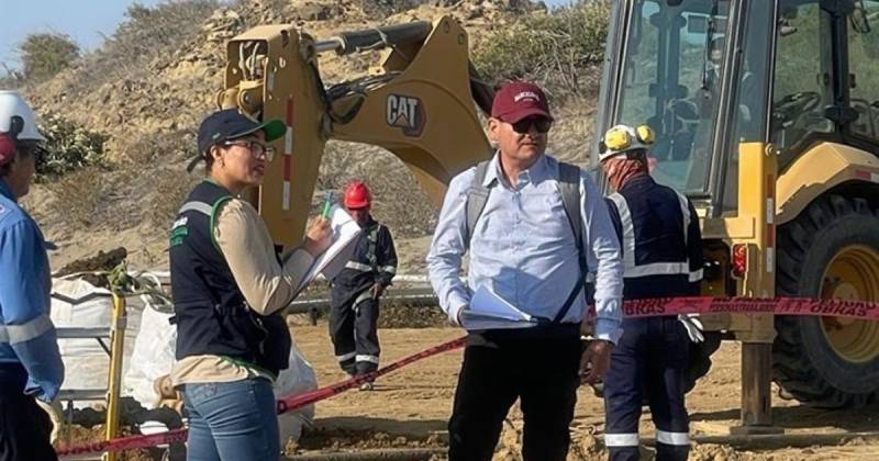 La petrolera informó que inmediatamente conocida la aparición de fluidos, se activó el plan de primera respuesta / Foto: cortesía Fiscalía de Perú
