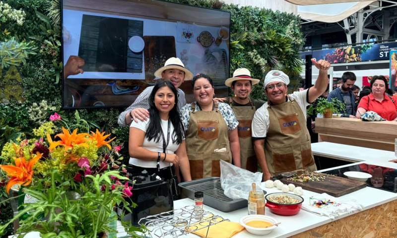 Los mercados de Quito fueron el escaparate de la gastronomía ecuatoriana en Londres / Foto: cortesía Quito Turismo