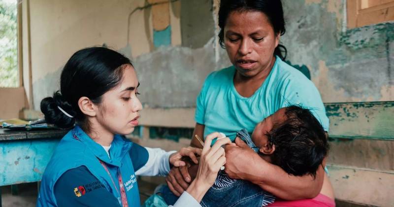 El Ministerio de Salud ha adelantado la primera dosis de vacuna de los 4 a los 2 meses / Foto: cortesía Unicef