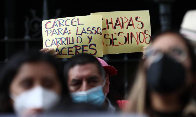 Exigen respuestas a las autoridades policiales por la desaparición el pasado 11 de septiembre de la abogada María Belén Bernal / Foto: EFE
