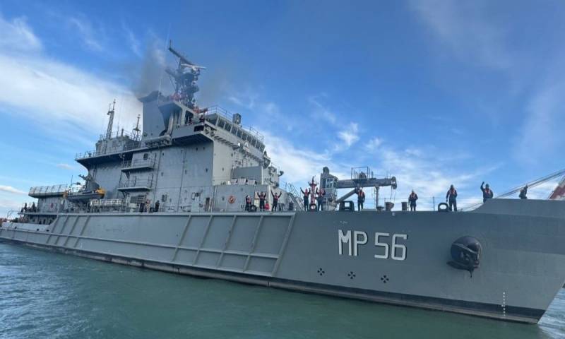 El buque fue donado por el gobierno de Corea del Sur / Foto: cortesía Armada del Ecuador