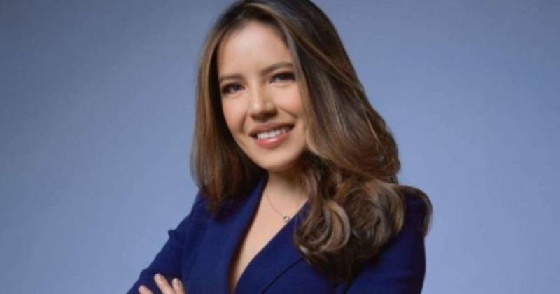 Inés Manzano, ministra de Energía y Minas, presentó a María Daniela Conde / Foto: cortesía 