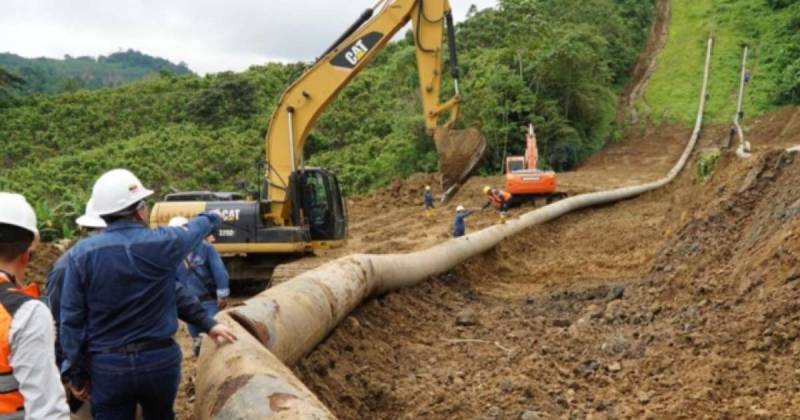 En julio, deslizamientos de tierra obligaron a suspender la operación del SOTE / Foto: cortesía El Telégrafo