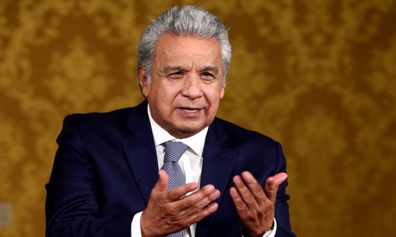 El caso se centra en los presuntos sobornos recibidos por Moreno y su familia cuando era vicepresidente del expresidente Rafael Correa / Foto: EFE