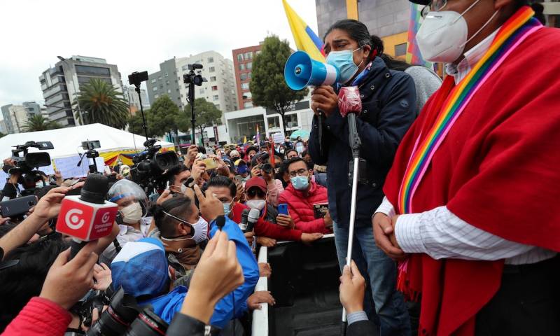 Yaku Pérez pide recuento voto a voto en 7 provincias / Foto EFE