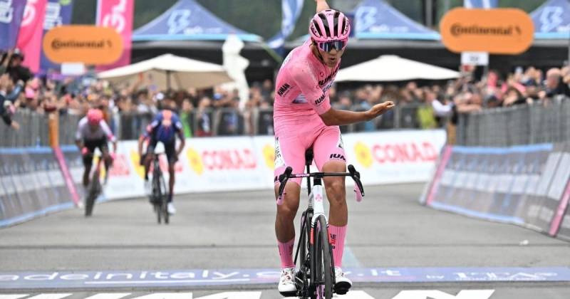 El patrón es Del Toro, y Carapaz ya le sigue a 41 segundos, tercero Yates a 51 / Foto: EFE