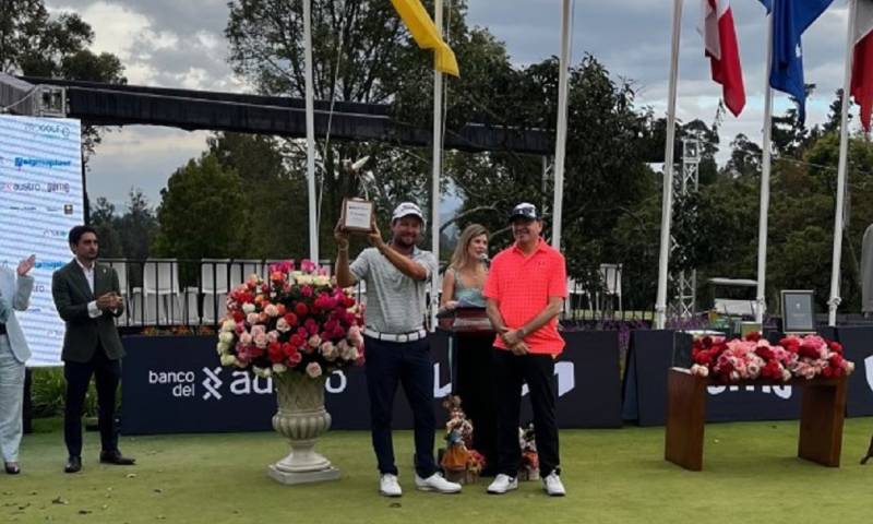Juan Moncayo fue el ecuatoriano mejor ubicado en el PGA Tour Latinoamérica/ Foto: El Oriente