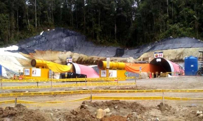 Fruta del Norte es una de las minas de oro de mayor ley en operación a nivel mundial / Foto: cortesía EcuadorNews