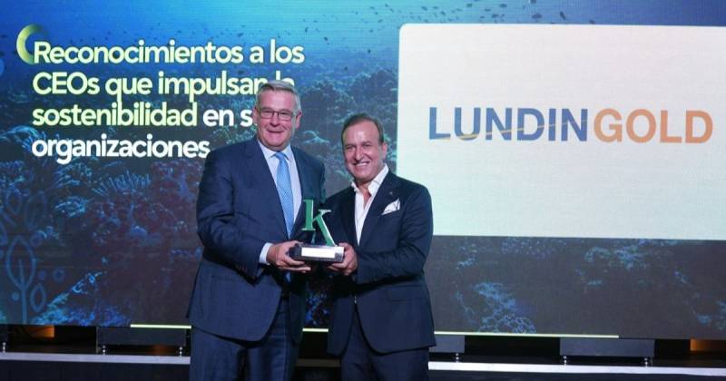 El reconocimiento destacó la gestión de la compañía minera que opera la mina Fruta del Norte / Foto: cortesía Lundin Gold