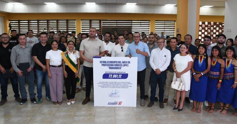 Las APH son territorios donde existen fuentes de agua declaradas como de interés público para su mantenimiento, conservación y protección / Foto: cortesía MAE