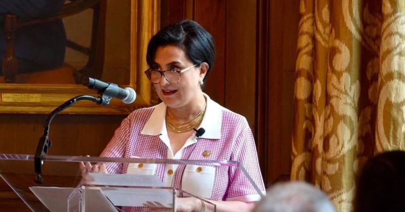 La canciller aseguró que los "grupos narcoterroristas" se han "fortalecido" en el país en los últimos quince años / Foto: cortesía Cancillería