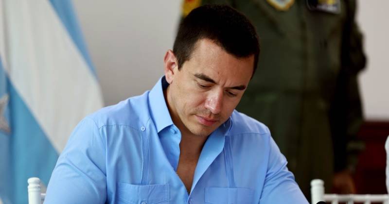 El presidente Daniel Noboa firmó el Decreto Ejecutivo N.º 50 / Foto: cortesía Presidencia