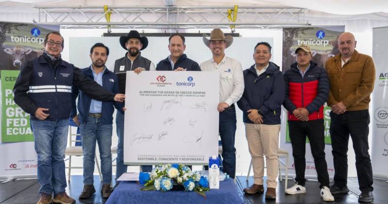 Monte Carmelo también ostenta el título de ser la primera hacienda ganadera carbono neutral del Ecuador / Foto: cortesía Tonicorp