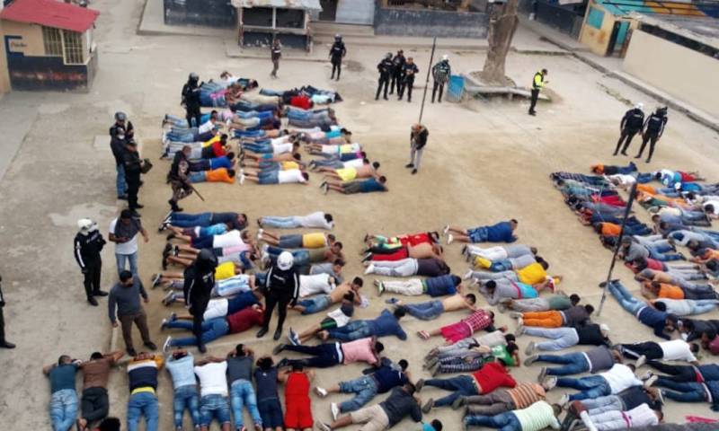 Un preso fallecido y tres heridos deja un enfrentamiento en cárcel de Loja / Foto: cortesía Policía Nacional