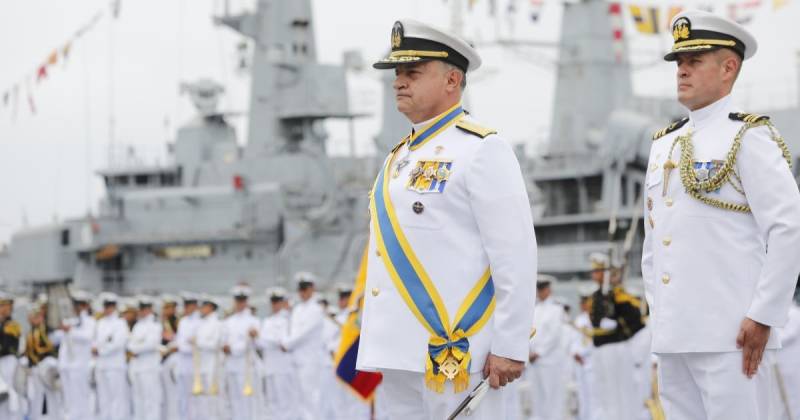Pablo Caicedo es el nuevo comandante general de la Armada / Foto: cortesía Presidencia