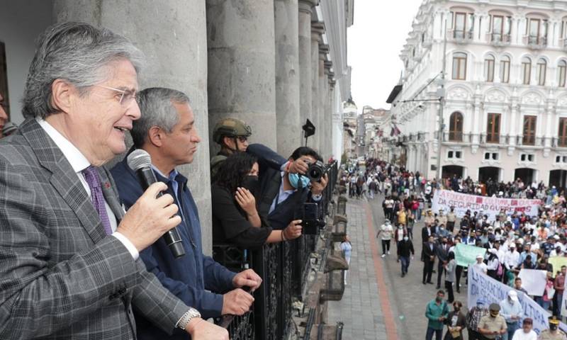 El presidente de Ecuador confirmó este miércoles que viajará a Colombia para participar en la investidura de Gustavo Petro el próximo domingo / Foto: Cortesía Secretaría General de Comunicación de la Presidencia