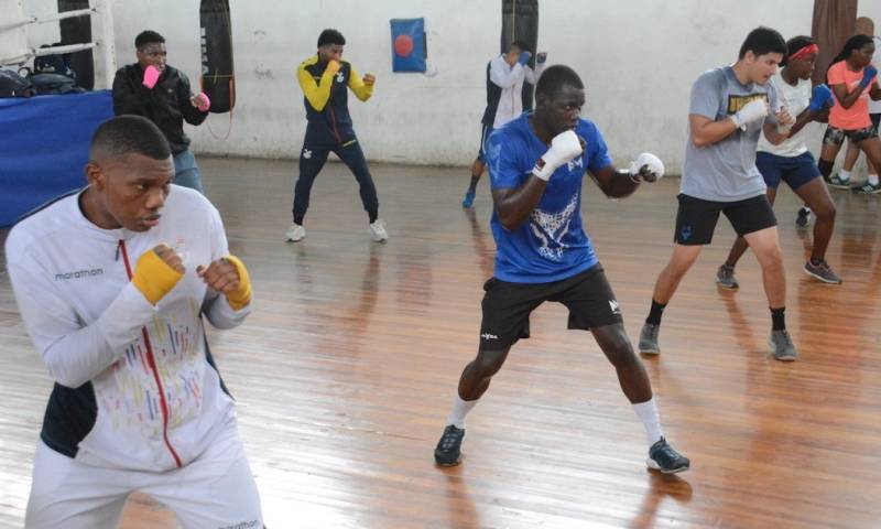 Preselección nacional de boxeo se prepara en Portoviejo / Foto: Cortesía ministerio de Deporte
