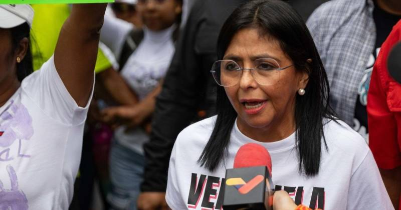 La vicepresidenta venezolana insiste en que su país no produce ni tiene "centros de acopio" de drogas / Foto: EFE 