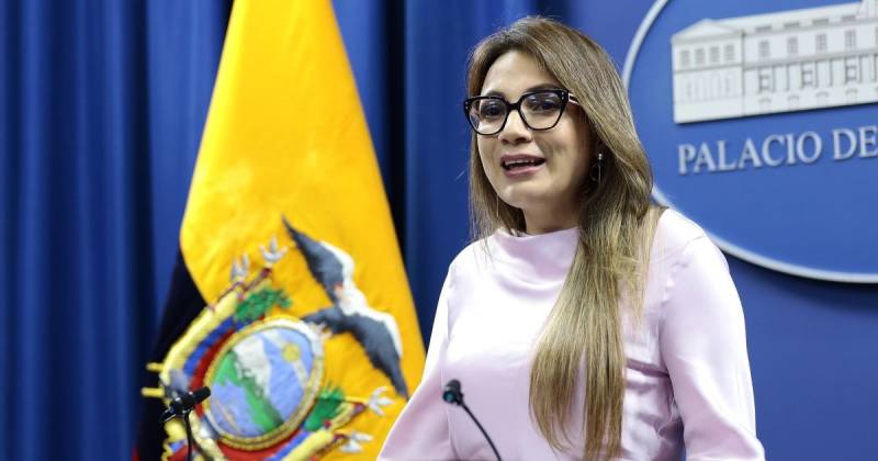Carolina Jaramillo, vocera de la Presidencia, brindó hoy una rueda de prensa / Foto: cortesía Presidencia