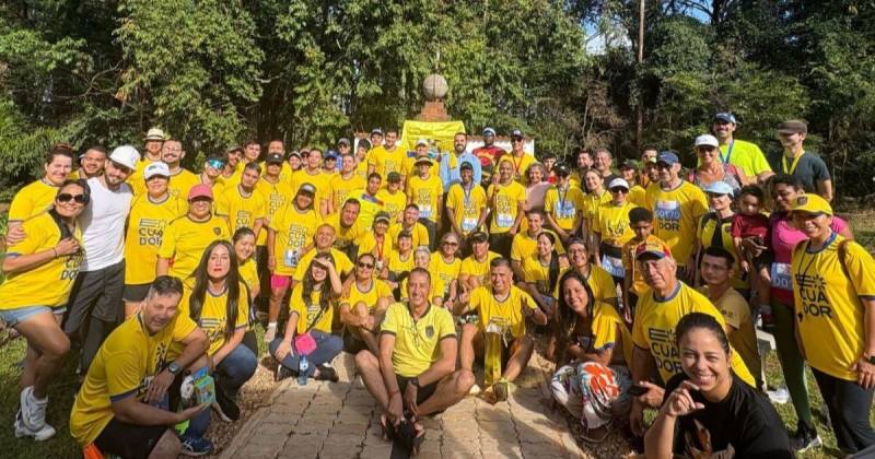 La carrera ‘Amistad Ecuador-BSB 5k y 10k’ fue parte de los eventos / Foto: cortesía Cancillería