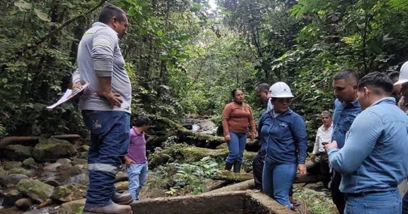 El derrame de gasolina blanca afectó al río Cascales, del cantón Gonzalo Pizarro./ Foto: cortesía