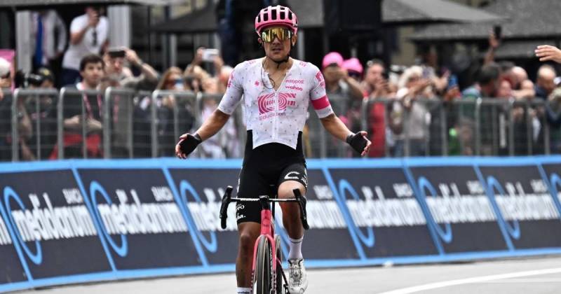 Richard Carapaz firmó su cuarta victoria en el Giro / Foto: EFE