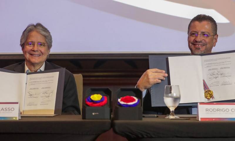 "El Gobierno Nacional ratifica que dicho instrumento comercial cumple con estricta observancia los principios y garantías contemplados en la Constitución de la República" / Foto: cortesía Guillermo Lasso