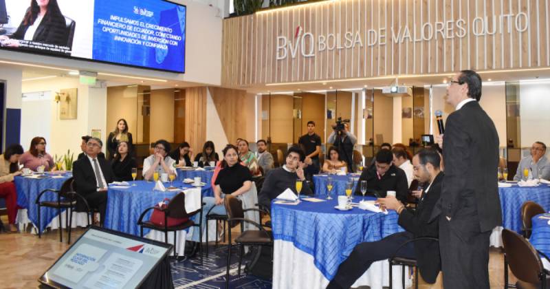 Los datos compartidos indican que en 2024 se negociaron $ 15.752 millones en valores / Foto: cortesía Bolsa de Valores de Quito