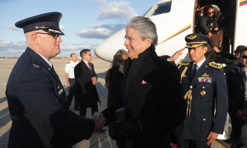 El mandatario ecuatoriano aseguró que también va a EE.UU. a explorar la posibilidad de discutir un tratado bilateral de libre comercio / Foto: cortesía Presidencia