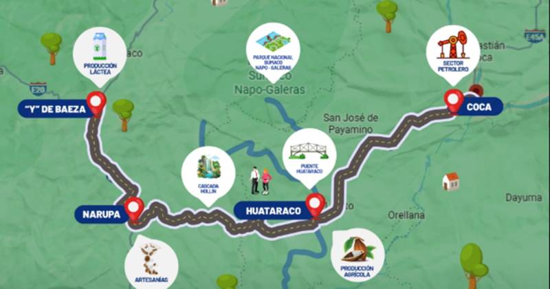 Ministerio de Infraestructura y Transporte en su cuenta de X publica el estado de las vías de la Amazonía ecuatoriana. A continuación, compartimos información que le podría interesar./ Foto: cortesía MTOP