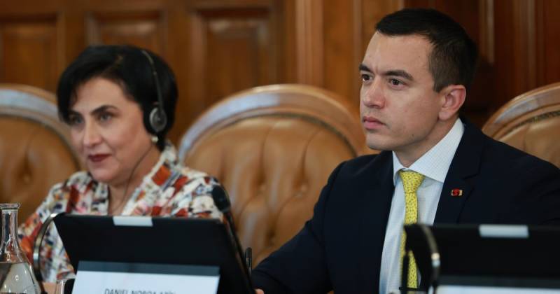 Daniel Noboa se reunió con Giovanni Melillo, procurador nacional Antimafia y Antiterrorismo de Italia / Foto: cortesía Presidencia