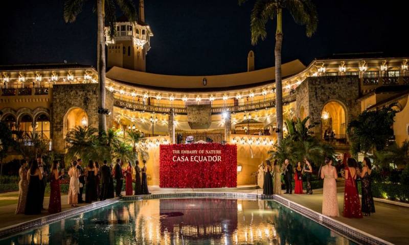 La actividad se desarrolló en el marco de una gala organizada por Latino Wall Street / Foto: cortesía Casa Ecuador