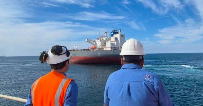 El cargamento ecuatoriano llegó a bordo del buque tanque Lord Byron 21 / Foto: cortesía Petroperú